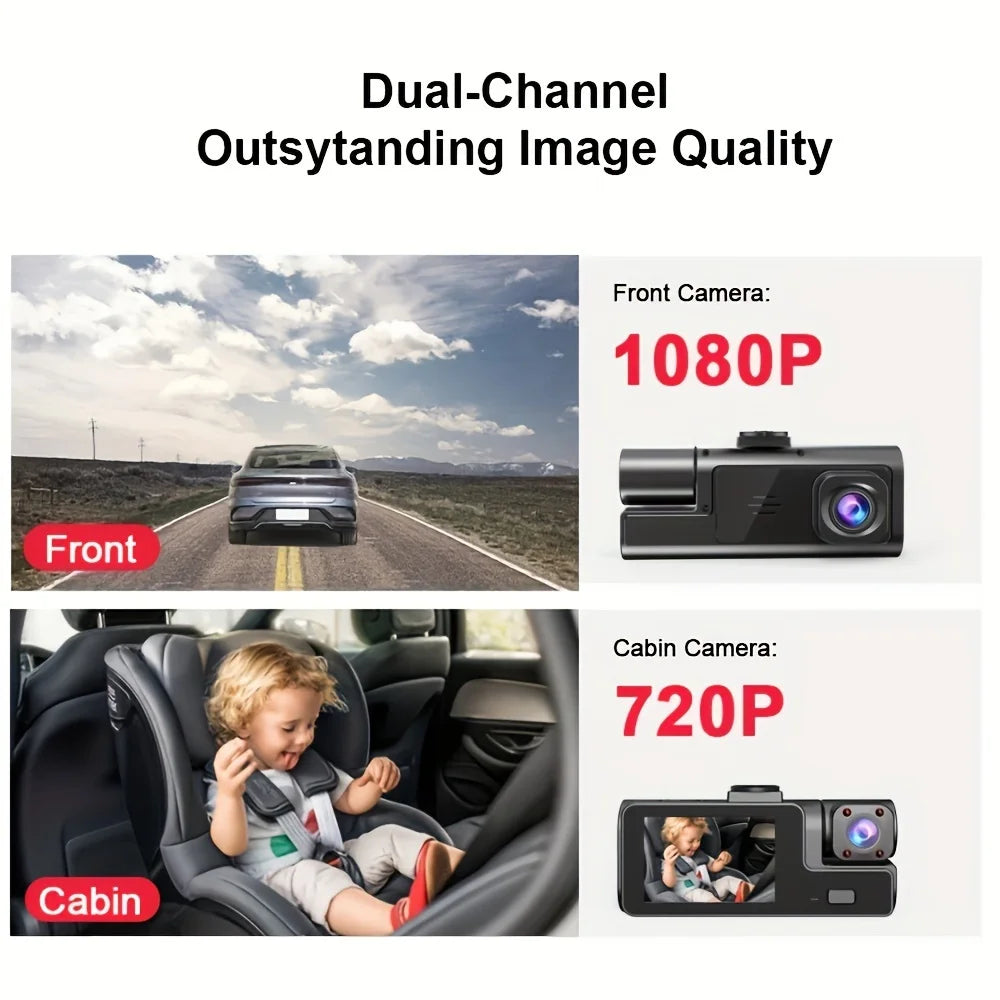 🚗 Dashcam Double FHD 1080P – Sécurité et Sérénité à Chaque Trajet ! 📸✨